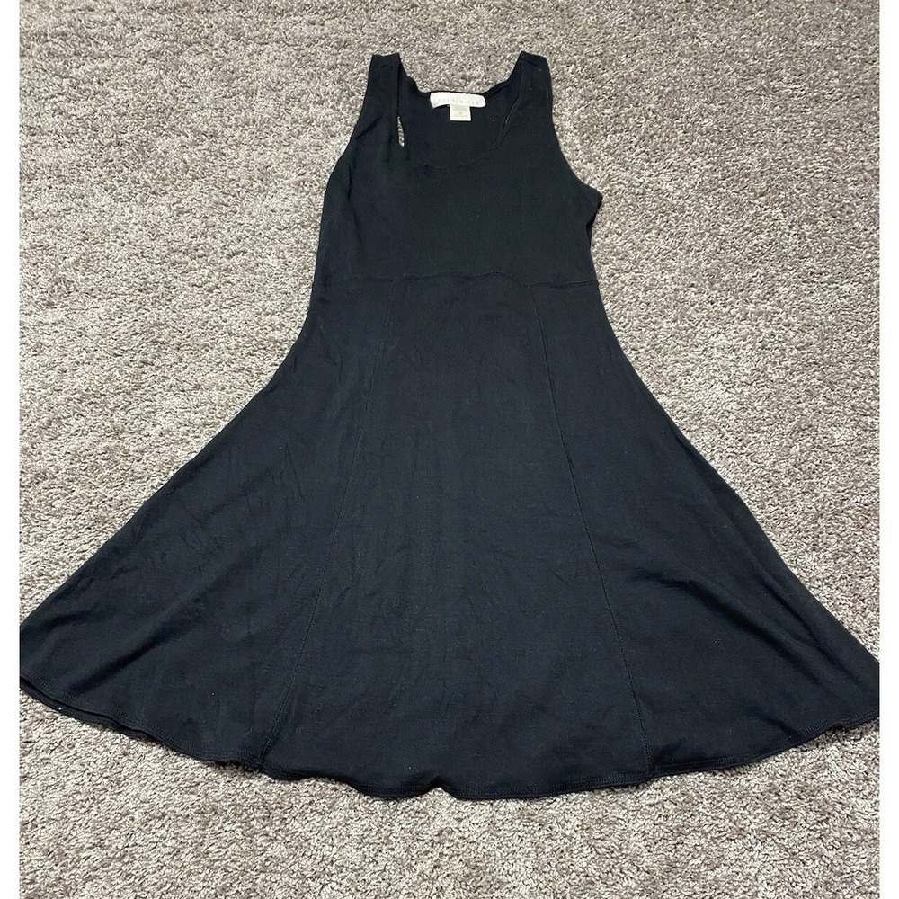 VTG Medium The Limited‎ Black Tank Dress Sleeveless Knee Length Shift